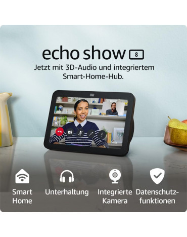 Amazon Echo Show 8 (3rd Gen) Smart Speaker - Anthrazit