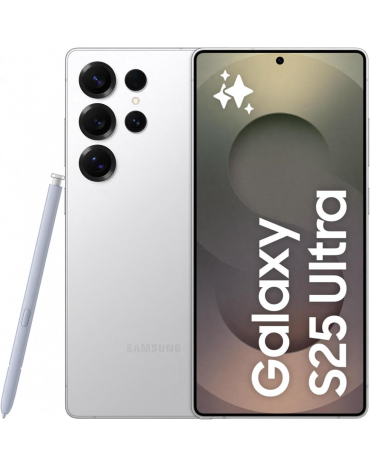 Samsung Galaxy S25 Ultra 5G Smartphone (Dual-SIM, 12GB+256GB) - Titan-Weißsilber