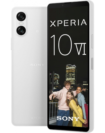 Sony Xperia 10 VI 5G Smartphone (Dual-SIM, 8 + 128GB) - Weiß