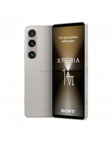 Sony Xperia 1 VI 5G Smartphone (Dual-SIMS, 12+512GB) - platin-silber