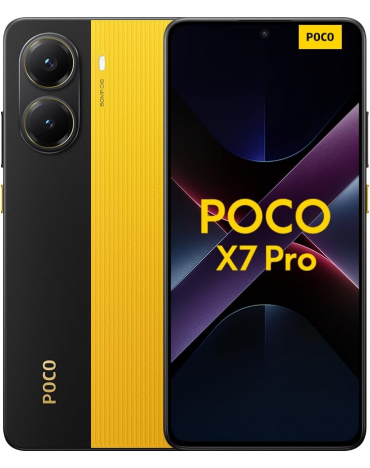 Xiaomi Poco X7 Pro 5G Smartphone (Dual-Sim, 8 GB + 256 GB) - Gelb