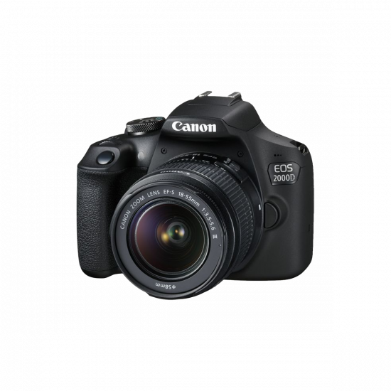 CANON EOS 2000D DSLR Camera with EF-S 18-55 mm f/3.5-5.6 III Lens CANON EOS 2000D DSLR Camera with EF-S 18-55 mm f/3.5-5.6 III Lens